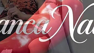 Stepmom Couldn't Resist Stepson Playing Handjob on the Couch
