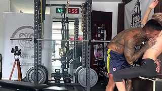 I destroy Shona River's pussy in the gym