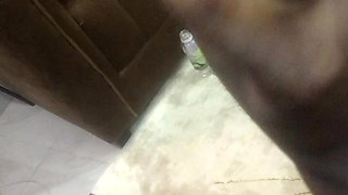 Petite Ebony Teen  Student in  HOT Sex & Slow Blow Job CLOSE Up