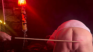 Part 5:-Lanista Bear & Tawseman Spanking Session in vamp room.