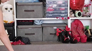 Sexy Roommate Cleans While You Watch