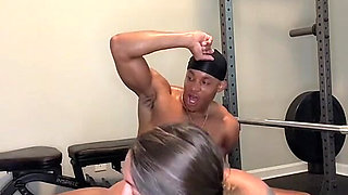 Alexisnocare Takes Neptune BBC After Workout in the Gym