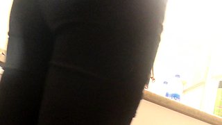 Amateur young brunette enjoys dildo on solo masturbation
