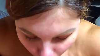 Hot MILF Sucking Cum Out of My Dick