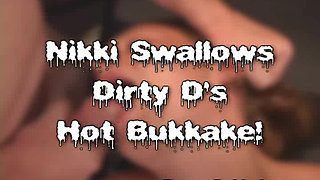 Tiny Tit College Bitch Spring Break Bukkake Swallow Facials!