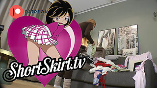 All Natural Big Tits Long Legs Fitness Teacher Came for Try on Turned Into Softcore Porn Casting