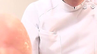 Dr. Koharu Shows You Her Smelly Feet to Help with Your Erection