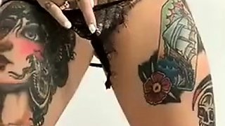 Joanna Angel BTS masturbation in sexy lingerie