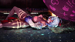 Genshin Impact -hot Spring Monster Fuck Horny Ganyu - 3D Hentai Animations