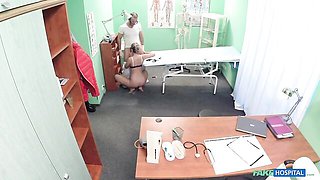 Glasses doctor blowjob
