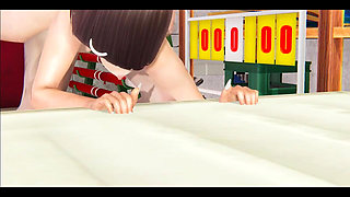 Hentai - Math Teacher Gets Fucked by Gym Teacher in the Sports Warehouse