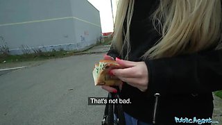 Hot Blonde MILF Victoria Pure Fucks Hard in Prague - Public Agent POV