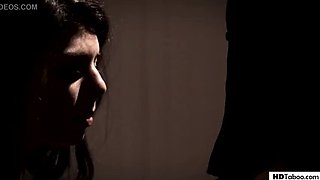 Desperate College Girl Gina Valentina Dominated by Couple - Rough Threesome FFM
