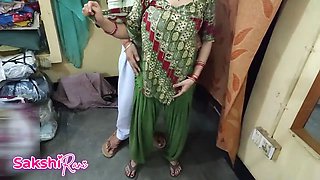 Sasur Tries To Seduce Her Charming Bahu During house working Night 4K Video