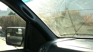 Dripping Car Fingering to Ahegao Drooling Blowjob Madness