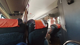 Couple on the Bus: Filth, Flashing and Cumming Mid-trip