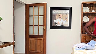 Amateur BLACK GIRL Rammed In Casting