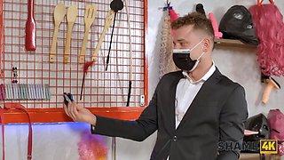 Shame4k. the best way to lose virginity is to nail a local domina and to sperm in her facehole