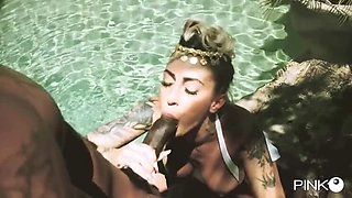 Big Black American Cock Pounds Marika Milani The Water Goddess - Anal & Doggy Style