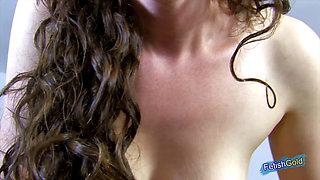 Cute brunette gets the doctors big cock in all of her holes