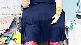 Bat Girl Is Taking a Smoke Break in Her