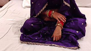 Indian Wife with husband's friend in hotel room