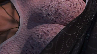Being a Wife (v1.220p) - P12 - the Slutty Wife Lies Next to Her Husband and Secretly Exchanges Nude Photos with a BBC