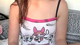Blonde Big Ass Remembering the Party While Masturbating