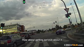 Czech Taxi E13: Massive mega squirt