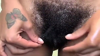 Flashing My Extreme Hairy Pussy Growing Stage