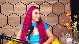 Yhivi, Lily Lou and Alex Mack Ride Cock Hard in a Brazzers Threesome with Cumshot Finish and