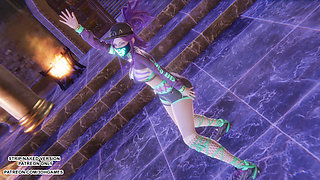 MMD MEOVV - HANDS UP Akali Sexy Kpop Dance League of Legends Uncensored Hentai 4K