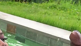 Don Prince Fucks Big Butt Scarpet Erza in the Pool and Shower