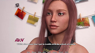 Law College - Cute Busty Red Head Talks About Her Past - 3D Porn Games