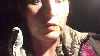 Got My Tits Out to Try and Cool Down Whilst Walking at Night