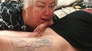 StepMom Zona901 Gives Blowjob and Swallows Cum - Russian MILF Deep Throat