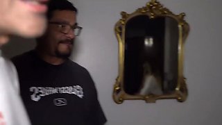 Two amazing ladies take part in an anal quartet