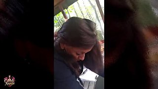 Mature Candi Annie Outdoor POV Blowjob - Cum Swallow in Forest