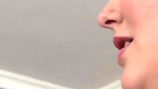 Blonde BBW chick gets his dick in her wet pussy