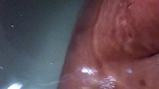 Pussy toying busty high heeled stunner solo pov masturbation