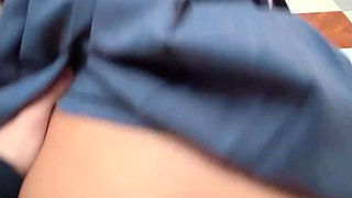 Hot Bootylicious Latina Student Lets Her BF Try Her Pussy In the School Yard & At Home After Classes