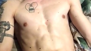 His Rock Cock Even After He Cums!!