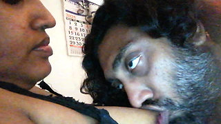 Teasing My Aunty's Puffy Nipples