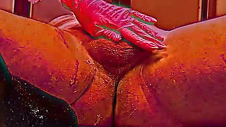 Learning How to Remove Pubic Hair From a Man Using Liquid Wax Depilation