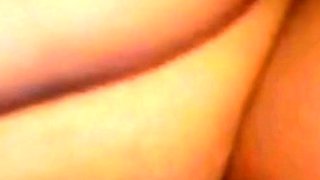 Filipina Amateur Shaves and Masturbates on Webcam