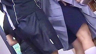 He attacks her in a deserted place, fingers her, makes her give him a blowjob, and then swallows his cum.