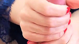 My Hot Wife's Greedy Hands & Massive Tits Milk Me Dry - Explosive Cum Flood on Her Boobs