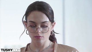 Mick Blue and Sophia Burns's pornstar clip by Tushy