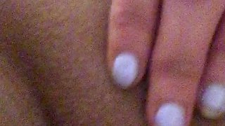 Blonde tight pussy babe solo toy fun in glamour masturbation