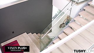 Double blowjob dirt with naughty Jean Val Jean and Mick Blue from Tushy